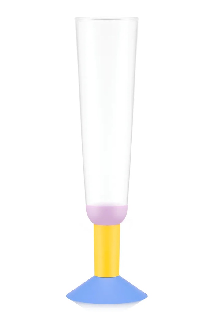 Bodum zestaw kieliszków do szampana ze szkła barwionego 0,3 l multicolor 12143.954.MOMA
