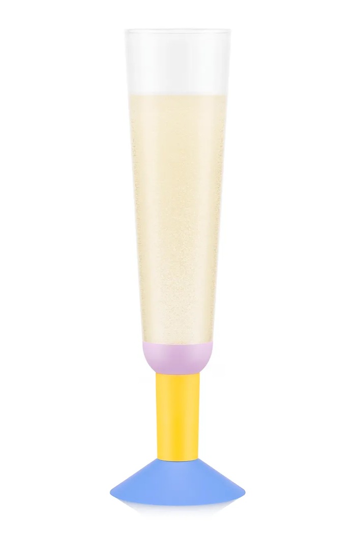 Bodum zestaw kieliszków do szampana ze szkła barwionego 0,3 l 12143.954.MOMA multicolor AA00