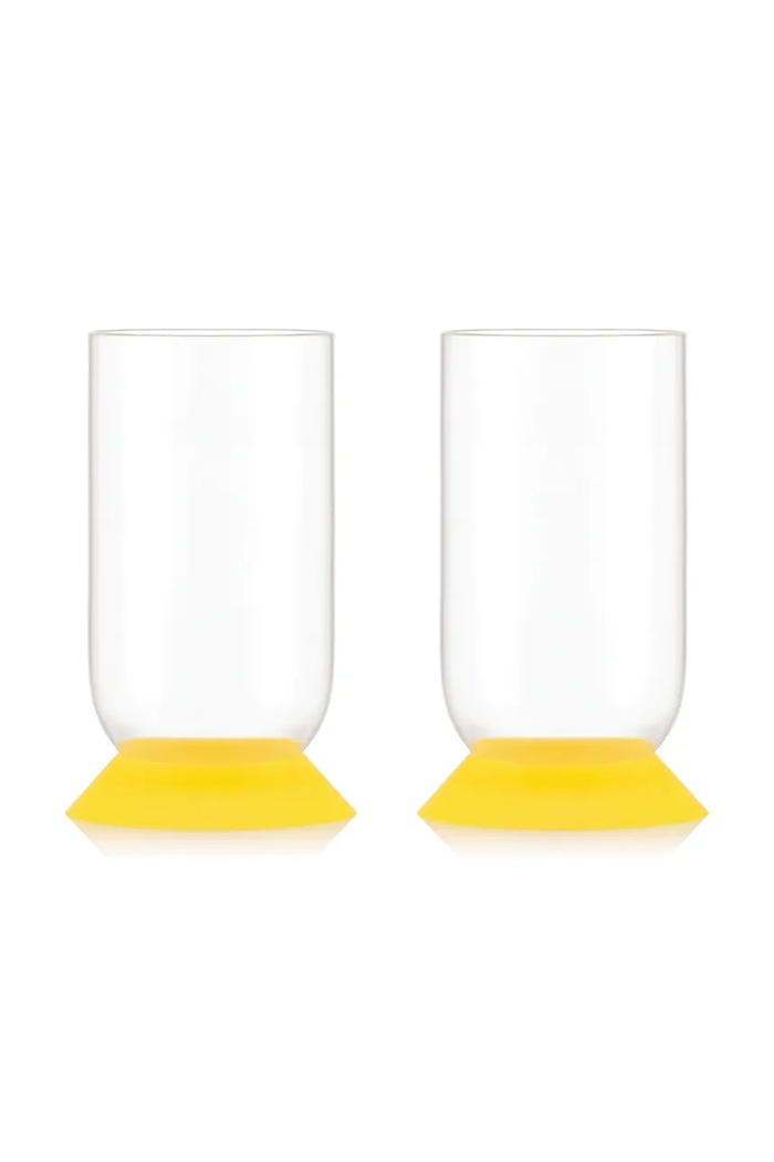 Bodum zestaw szklanek do piwa ze szkła 0,37 l żółty 10211.591.MOMA