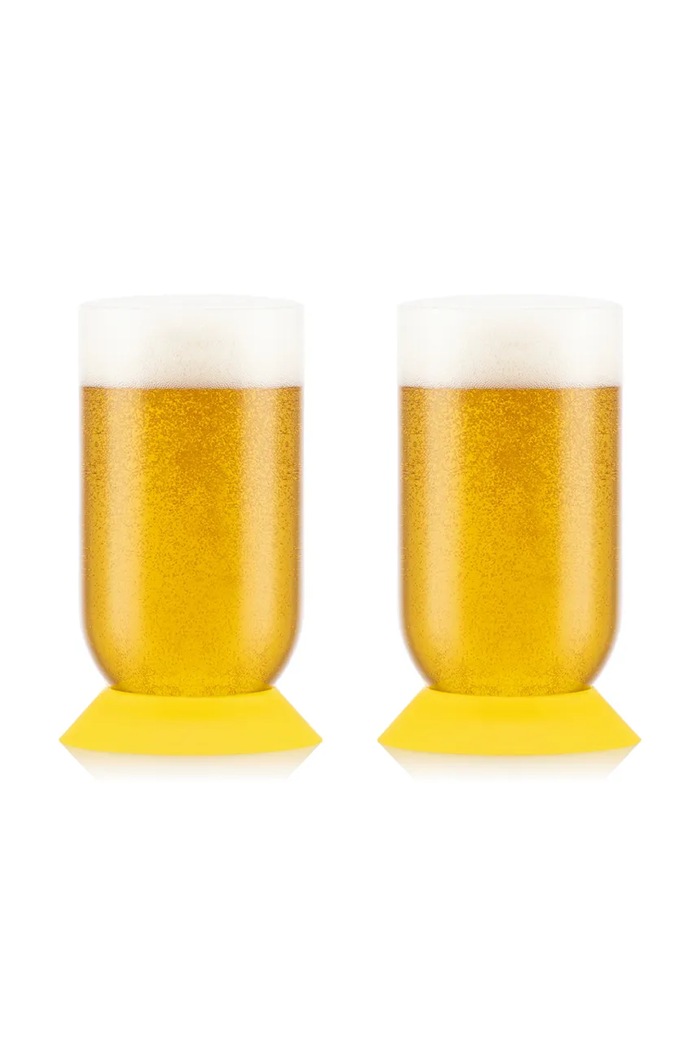Bodum zestaw szklanek do piwa ze szkła 0,37 l 10211.591.MOMA żółty AA00