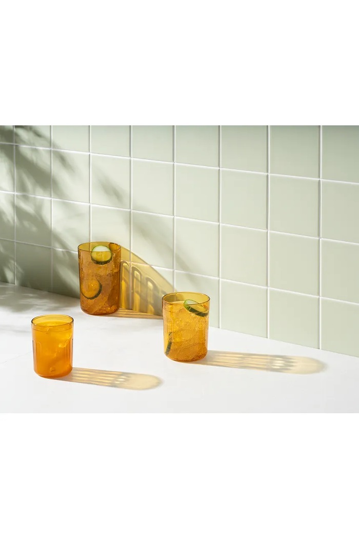 Bodum zestaw szklanek ze szkła borokrzemianowego 0,5 l żółty 12304.571.MOMA