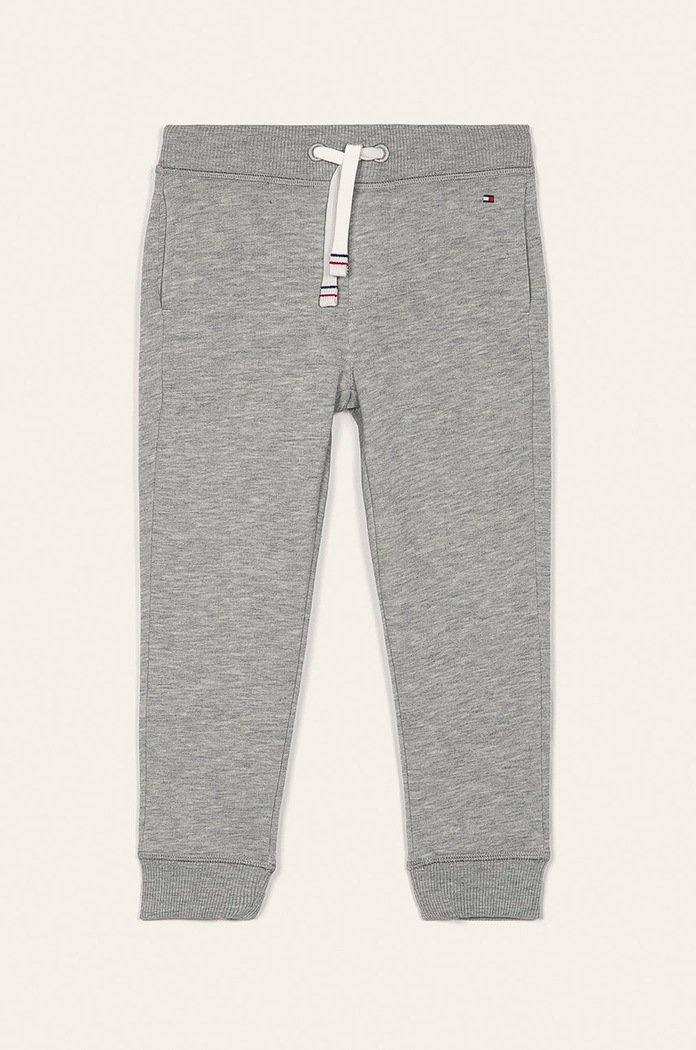 Tommy Hilfiger - Pantaloni copii 80-176 cm tricotaj gri KB0KB04139