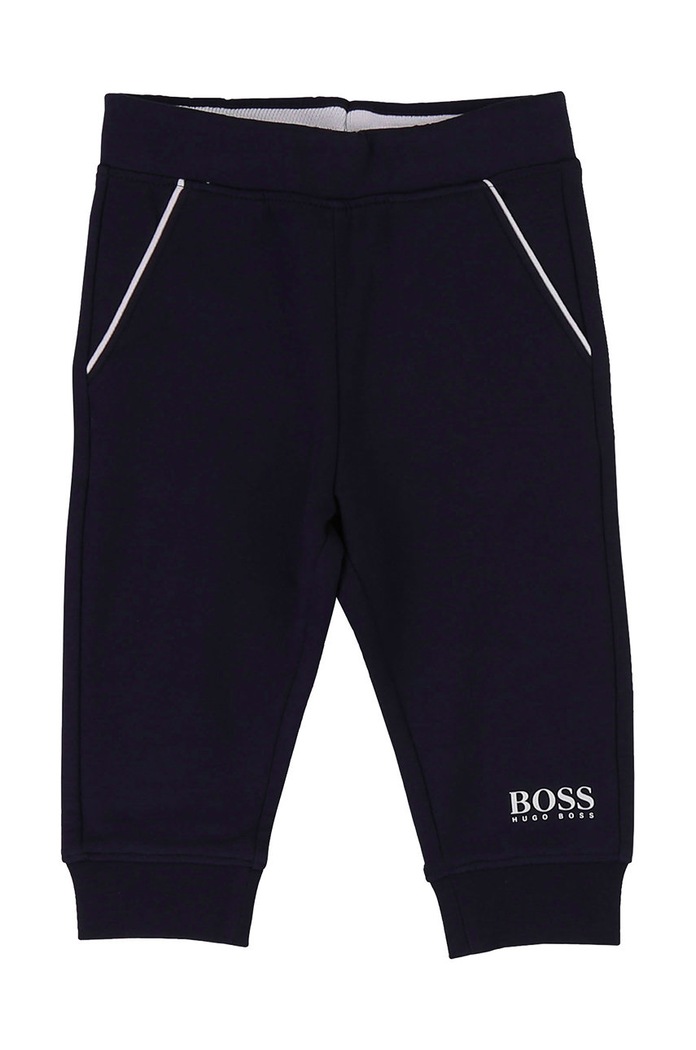 BOSS - Spodnie dziecięce 62-80 cm J04P01 z elastanem granatowy J04P01