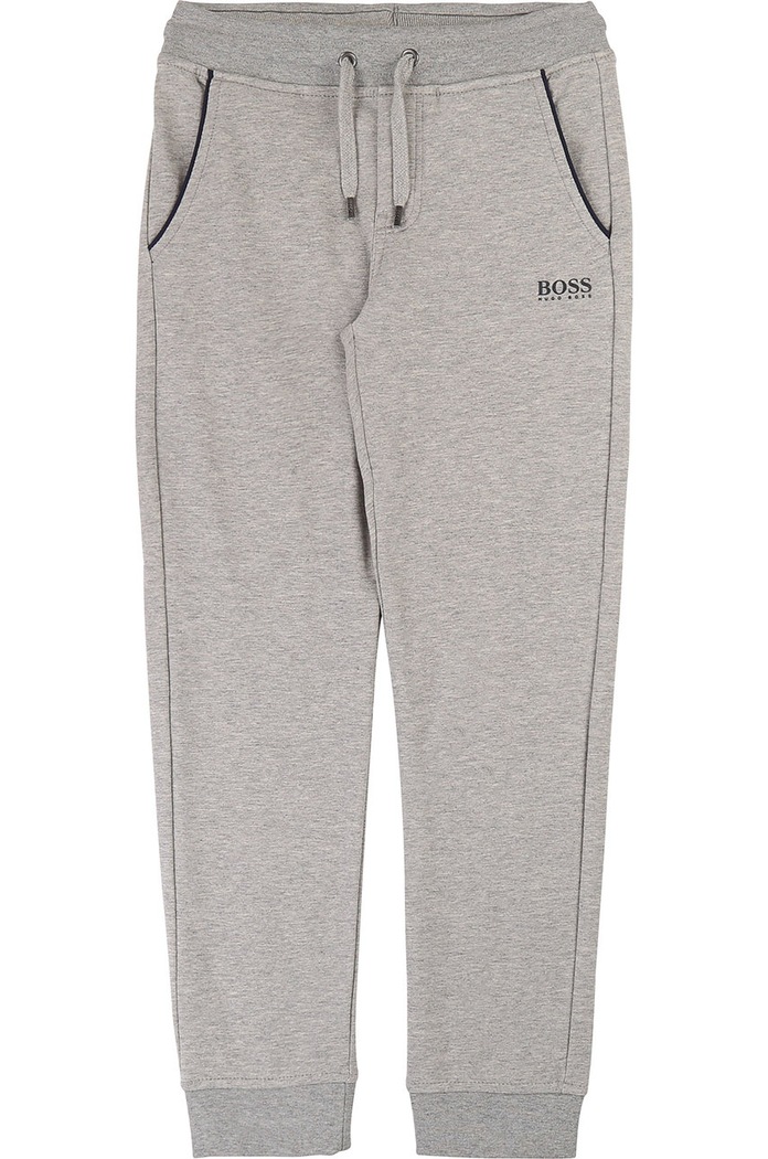 BOSS Pantaloni copii 104-110 cm gri J24P02