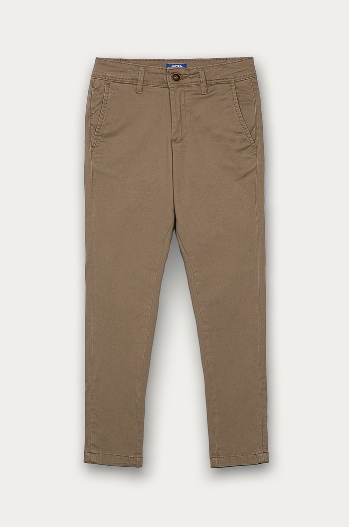 Jack & Jones - Spodnie dziecięce 128-176 cm z elastanem beżowy 12160026