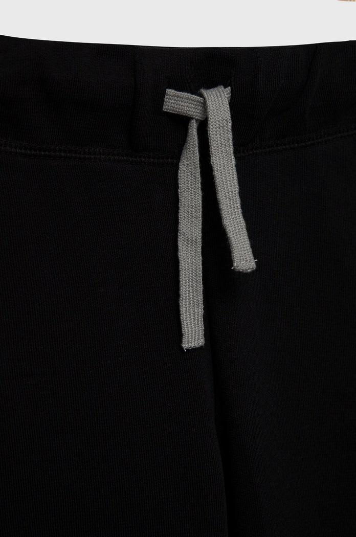 Băieți United Colors of Benetton pantaloni de trening din bumbac pentru copii 3J68CF01O.G.NOS negru