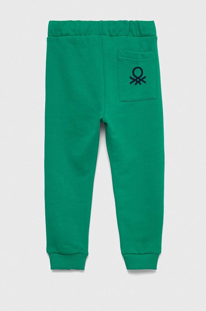 United Colors of Benetton pantaloni tuta in cotone bambino/a 3J70GF010.P.NOS verde AA00