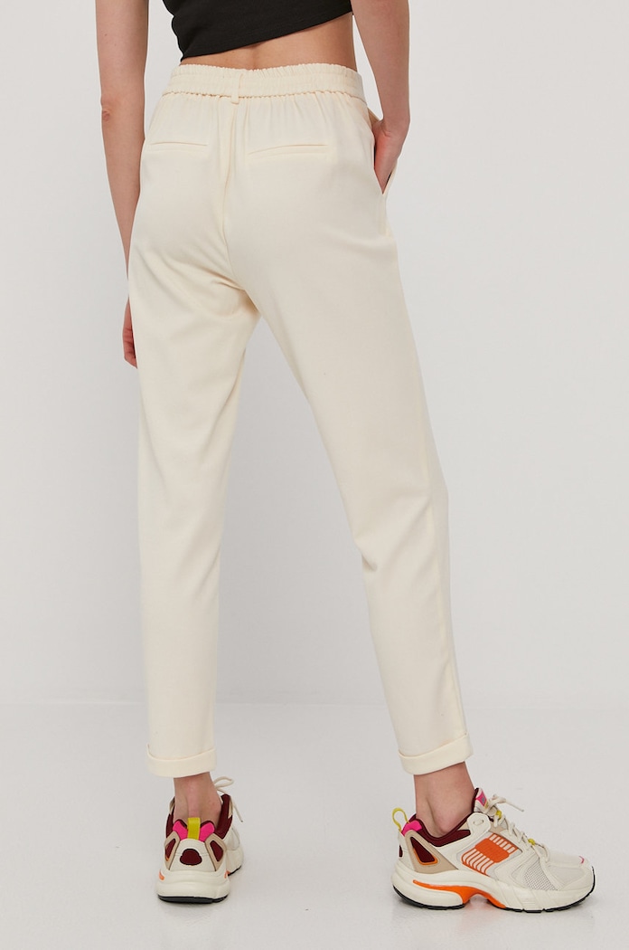 Oblečenie Vero Moda Nohavice Vero Moda 10225280 béžová