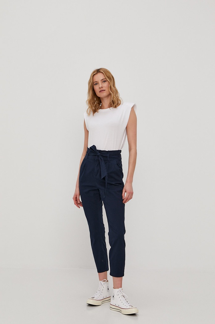 Nohavice Vero Moda 10216704 tmavomodrá AA00