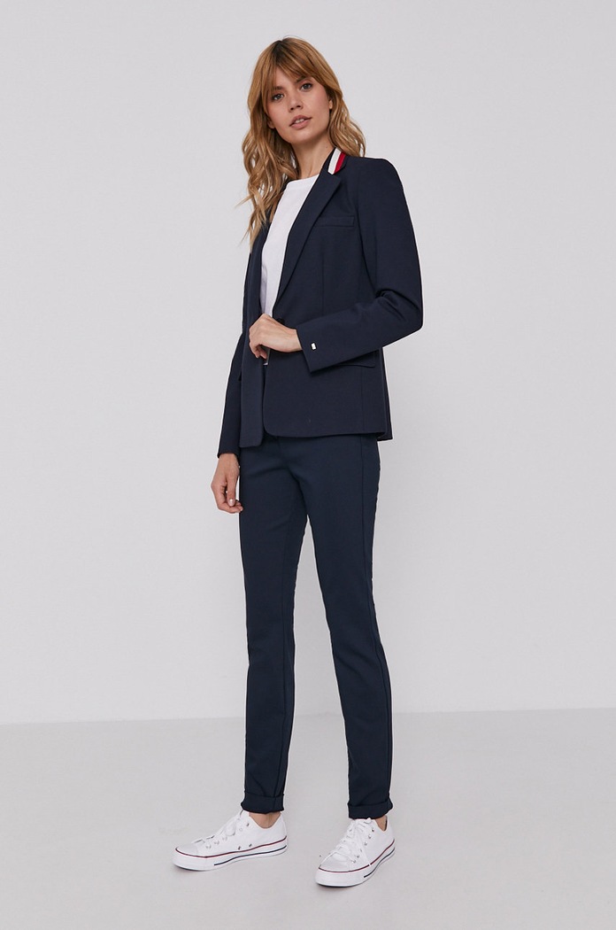 Tommy Hilfiger Spodnie 1M87647781 1M87647781 granatowy AA00