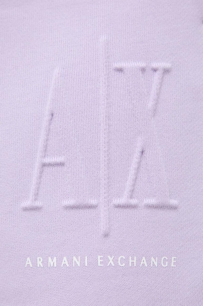 Armani Exchange pantaloni violet 8NYPFX.YJ68Z.NOS