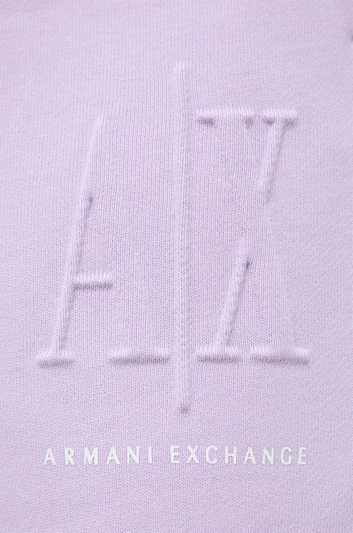 Armani Exchange pantaloni violet 8NYPFX.YJ68Z.NOS