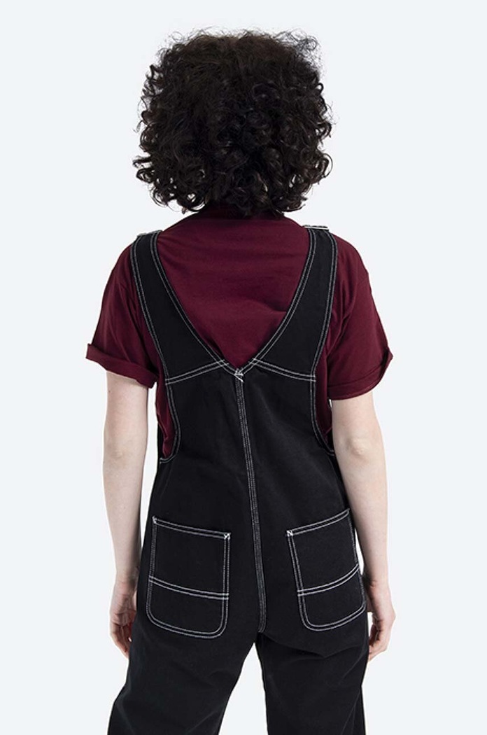 Clothing Carhartt WIP denim overalls W Bib Overall I029796. black