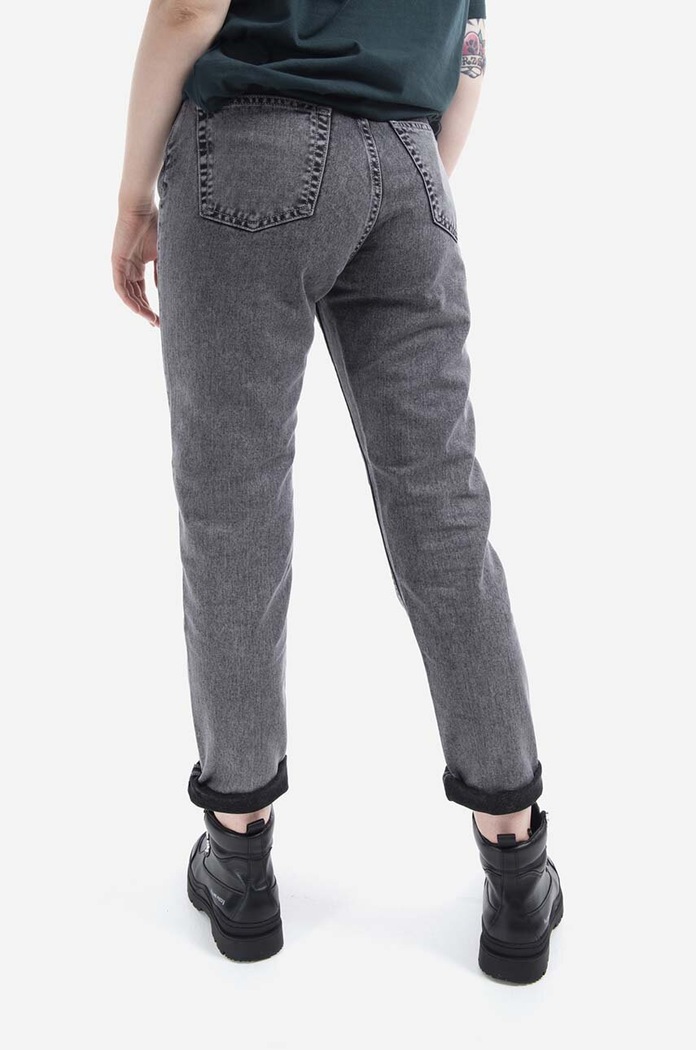 Clothing Carhartt WIP jeans Page Carrot Ankle Pant I029801. gray