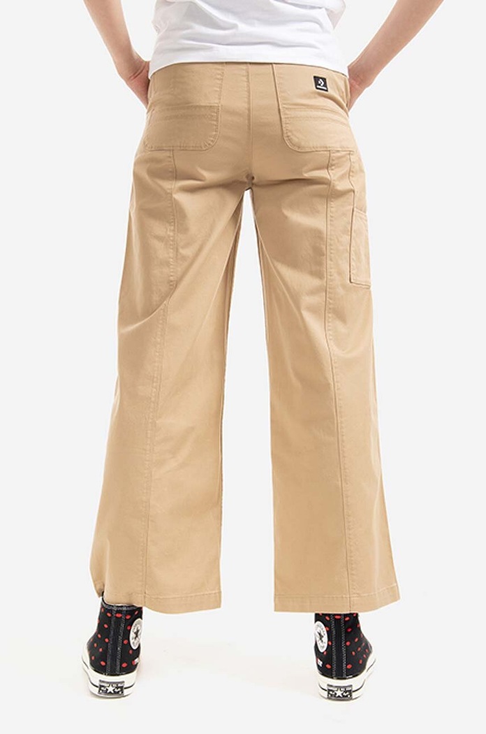 Odzież Converse spodnie Wide Leg Carpenter 10022968.A02 brązowy