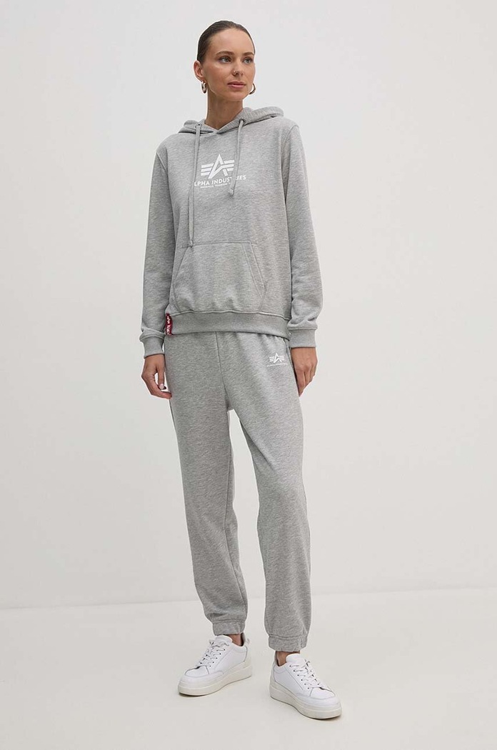 Tepláky Alpha Industries 116051.230 šedá AA00