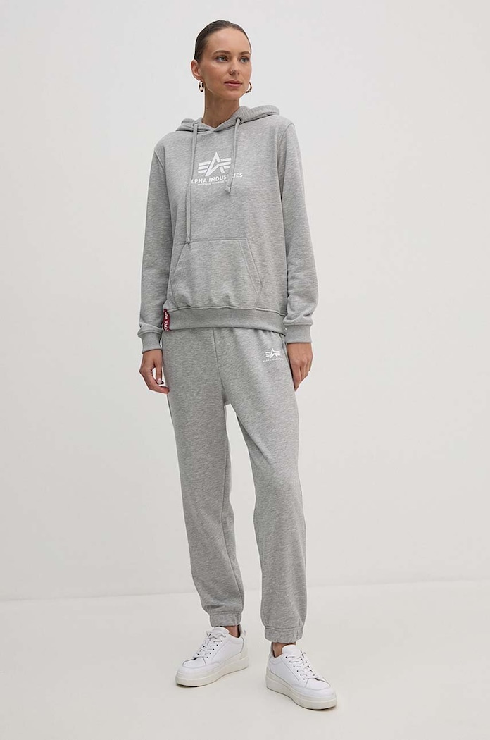 Tepláky Alpha Industries 116051.230 šedá AA00