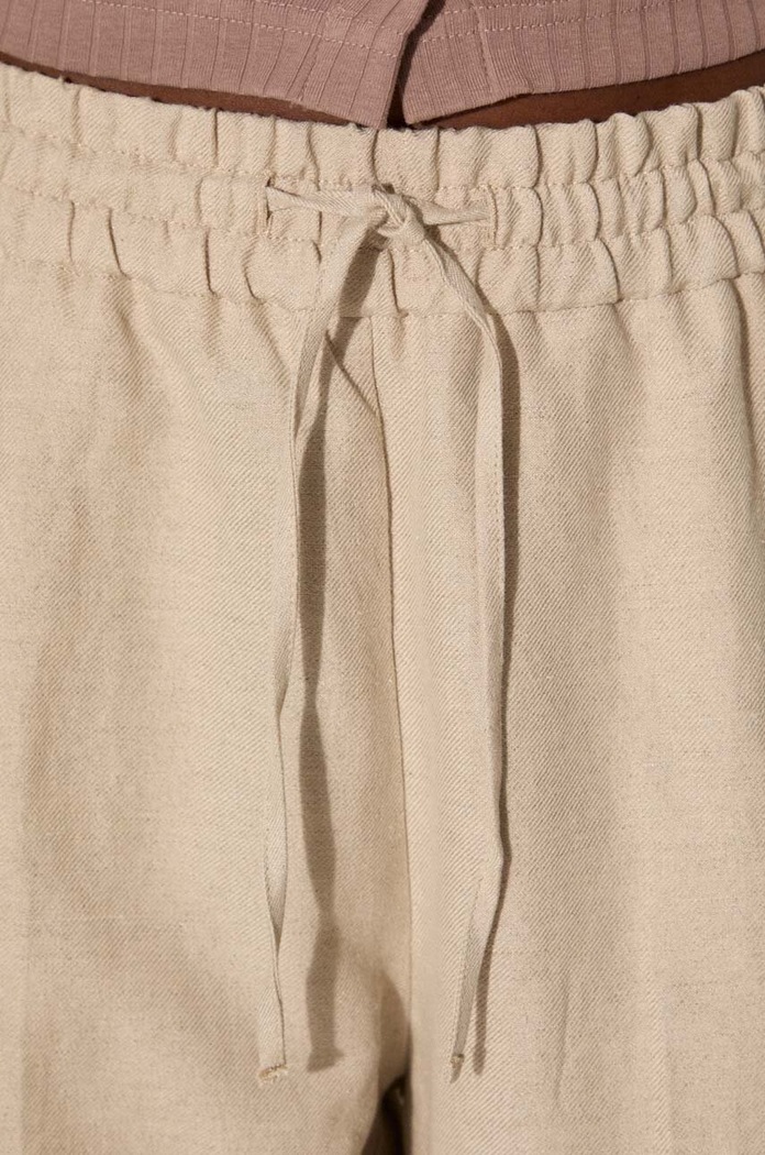 Льняные брюки A.P.C. LIAEO.F08426 бежевый