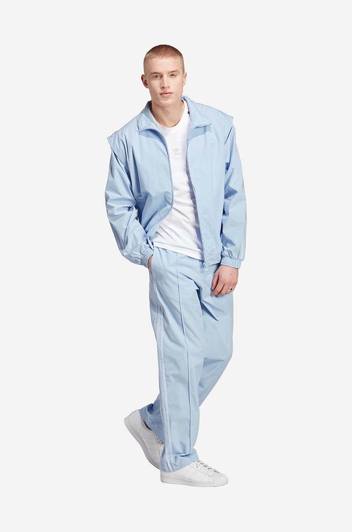 adidas Originals spodnie dresowe P ESS TP Q2 Planet friendly niebieski HR5461