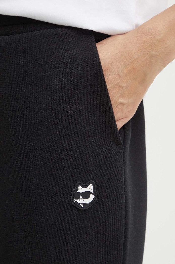 Karl Lagerfeld spodnie dresowe czarny 245W1054