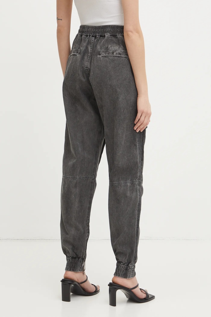 Oblečenie Bavlnené nohavice Diesel P-RIDE-Q3 TROUSERS A17383.0NJBP sivá