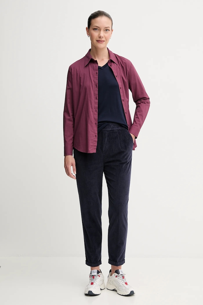 Κοτλέ παντελόνι United Colors of Benetton 4HA2556K4 σκούρο μπλε AA00