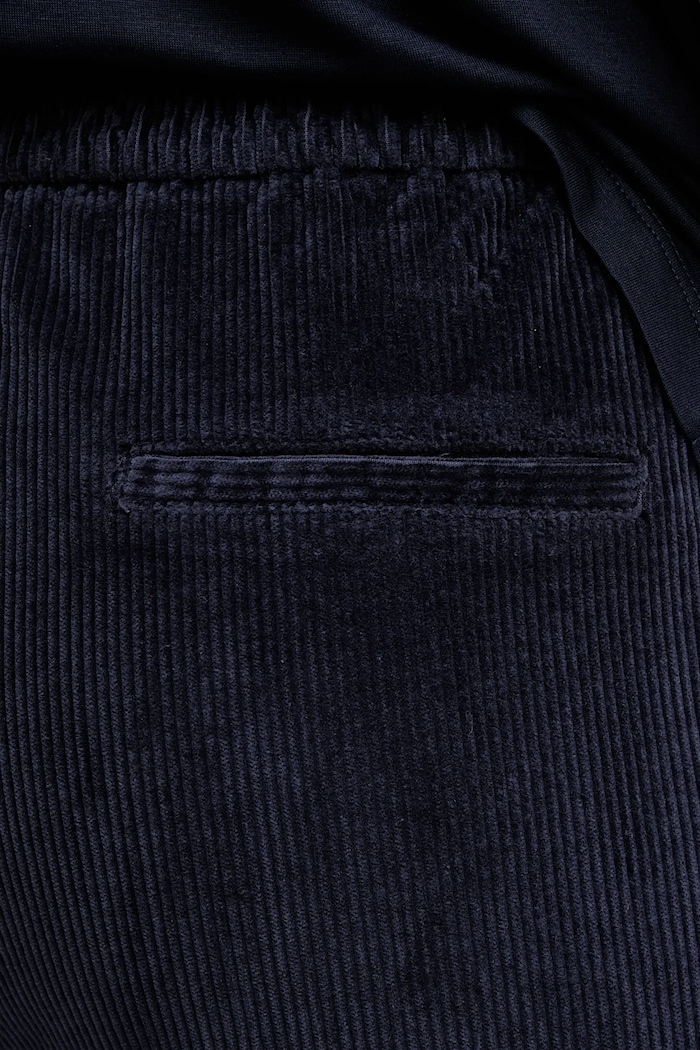 Κοτλέ παντελόνι United Colors of Benetton σκούρο μπλε 4HA2556K4