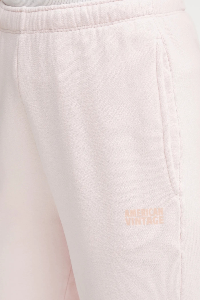 American Vintage pantaloni de trening roz IZU05B