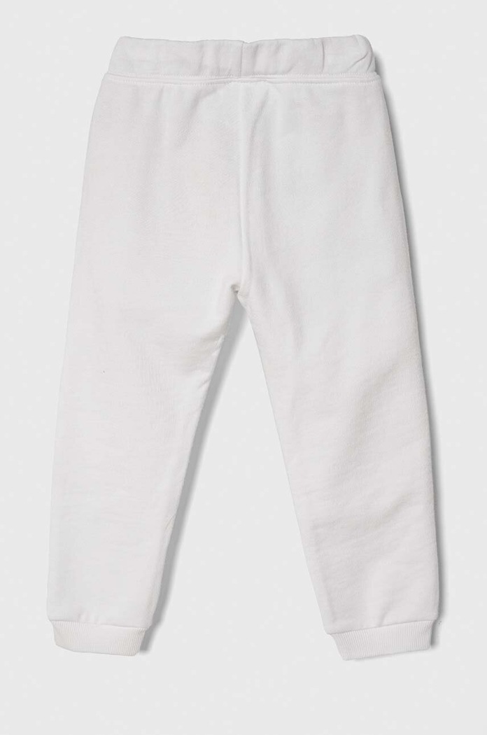 Παιδικό βαμβακερό παντελόνι United Colors of Benetton 3J70GF01N.P.NOS λευκό AA00