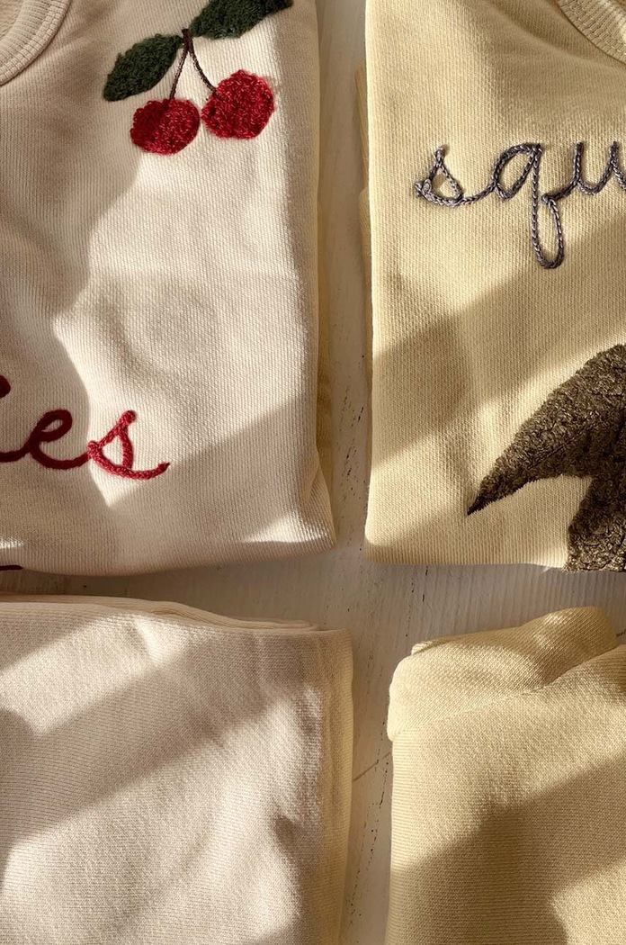 Detská mikina Konges Sløjd LOU SWEATSHIRT béžová KS5676