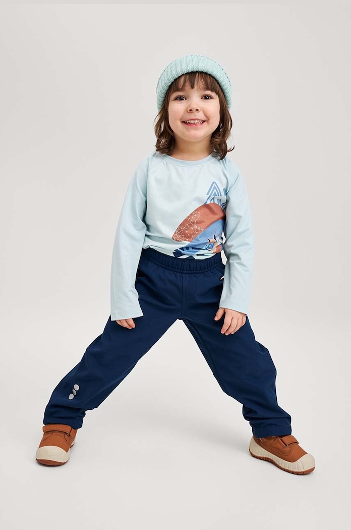 Reima pantaloni copii Oikotie panza verde 5100010A