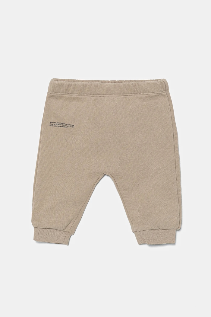 Nohavice Pangaia BABY 365 MIDWEIGHT TRACK PANTS bavlna béžová 10000656.CORE
