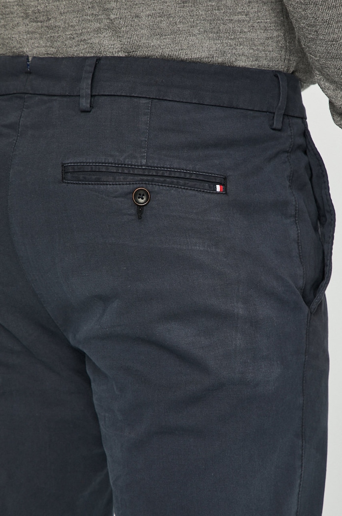 Tommy Hilfiger Tailored - Kalhoty námořnická modř TT0TT02202