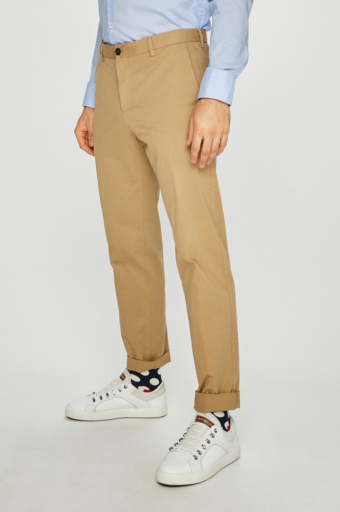 Tommy Hilfiger Tailored Nohavice béžová TT0TT02202