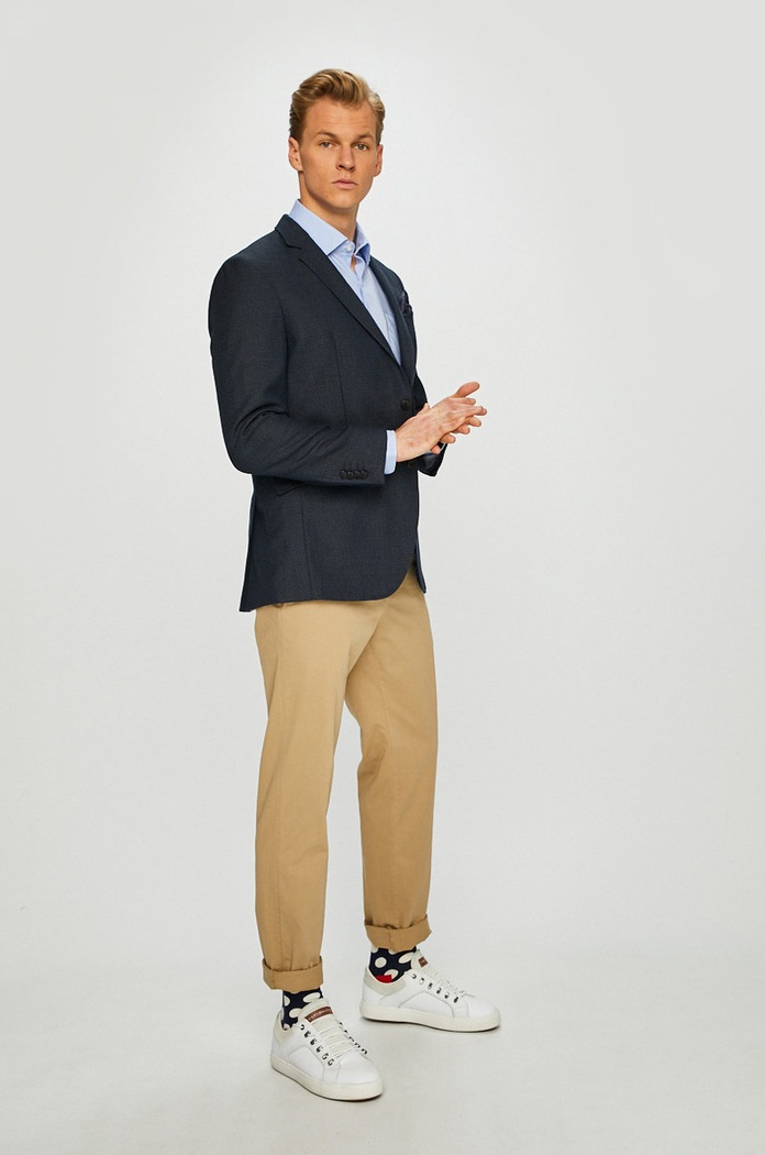 Tommy Hilfiger Tailored Nohavice TT0TT02202 béžová AA00