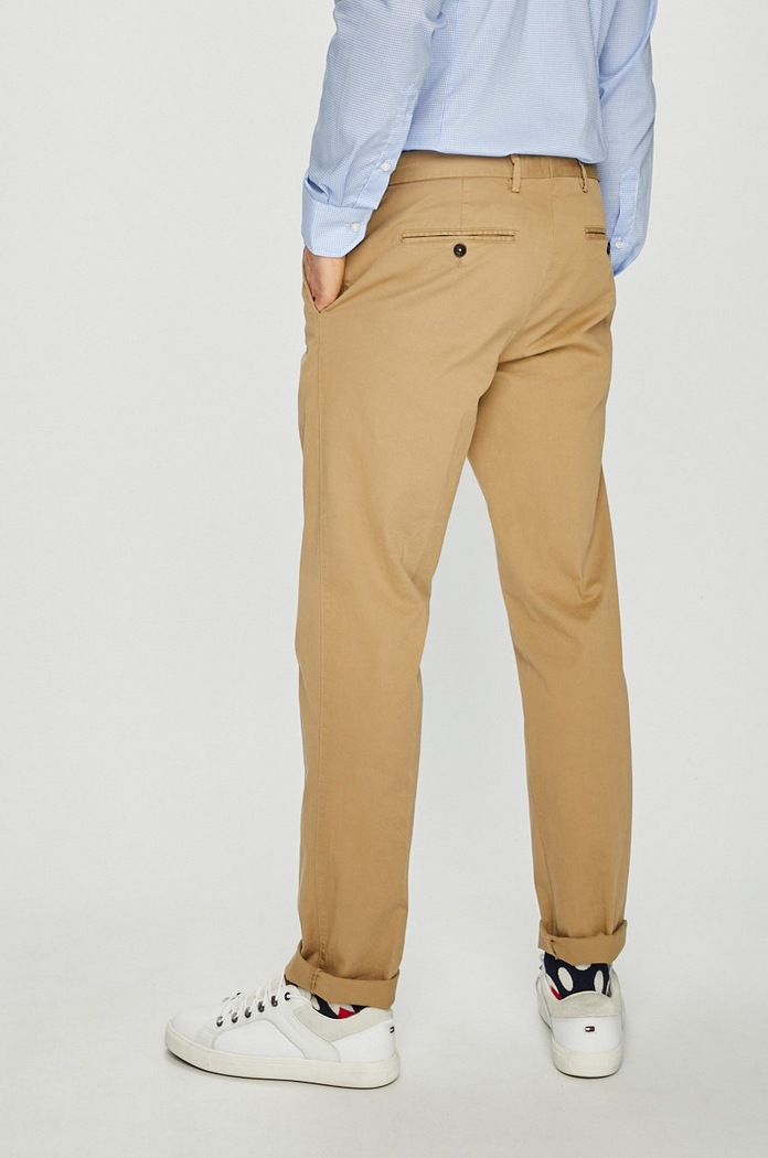 Oblečenie Tommy Hilfiger Tailored Nohavice TT0TT02202 béžová