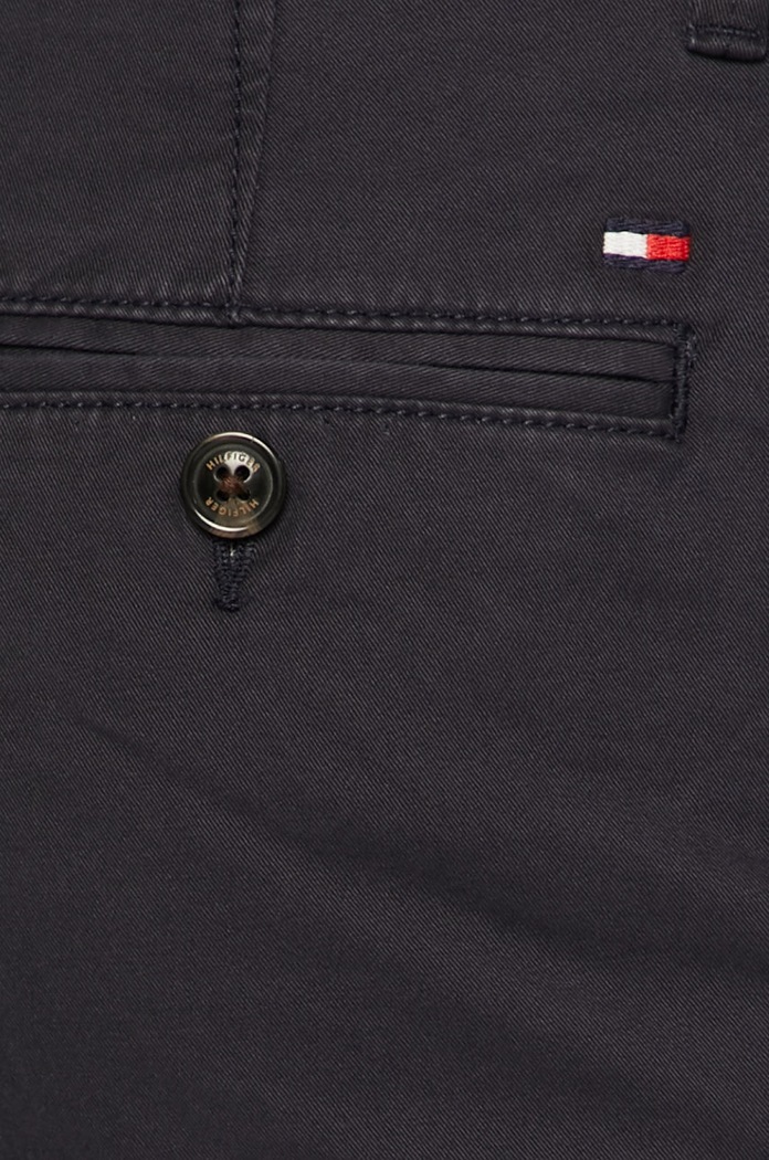 Tommy Hilfiger - Nohavice Denton Chino Org Str Twill tmavomodrá 867895043