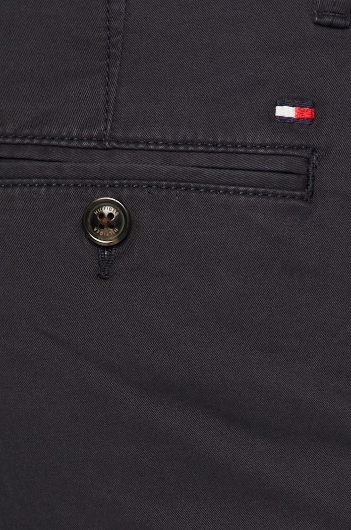Tommy Hilfiger - Nohavice Denton Chino Org Str Twill tmavomodrá 867895043