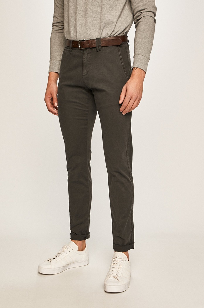 s. Oliver - Kalhoty Sneck chinos šedá 03.899.73.5222