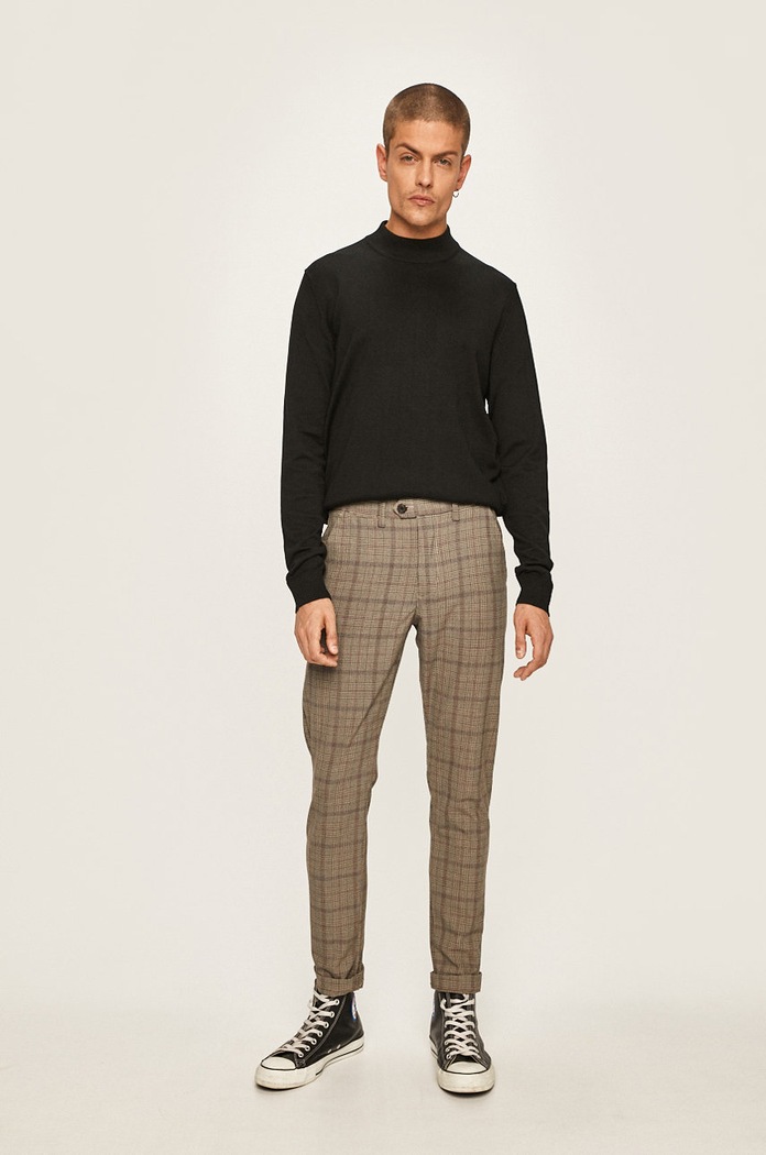 Jack & Jones - Spodnie 12163419 beżowy AA00