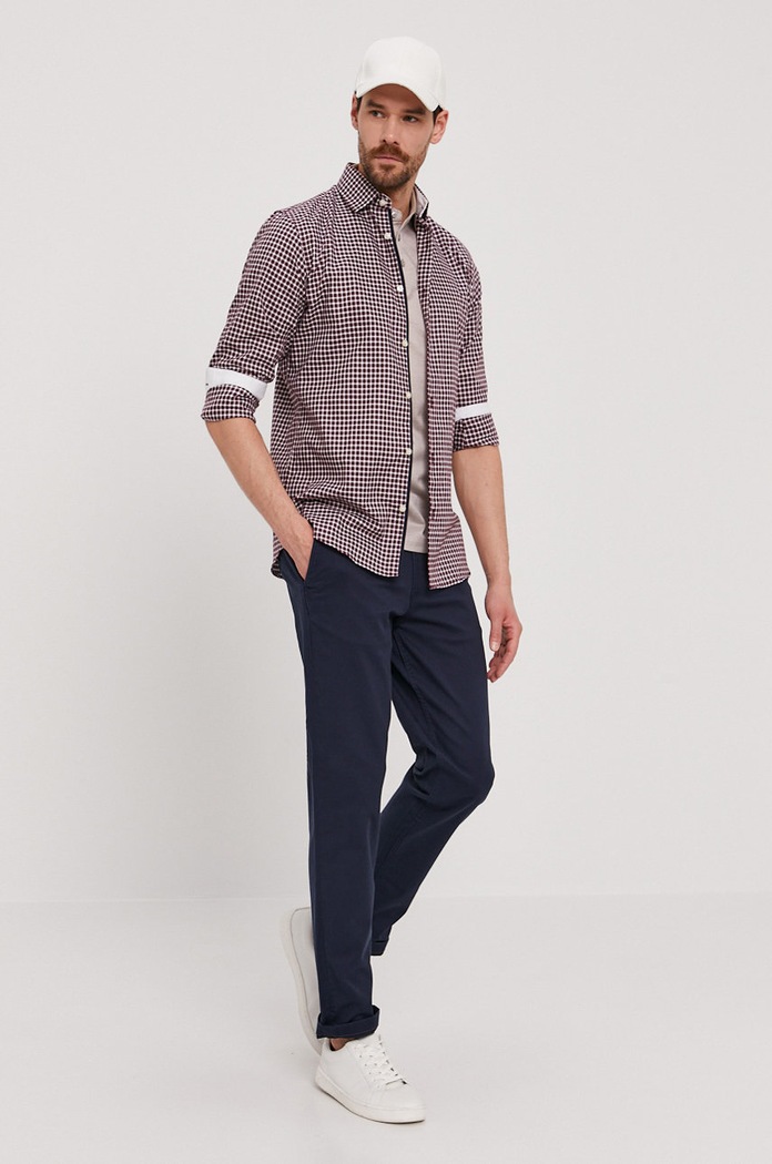 Selected Homme Spodnie 16074057 granatowy AA00