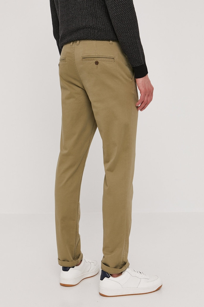 Odzież Selected Homme Spodnie 16074057 zielony
