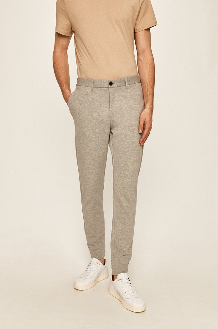 Clean Cut Copenhagen - Spodnie z elastanem szary CC1286.Grey