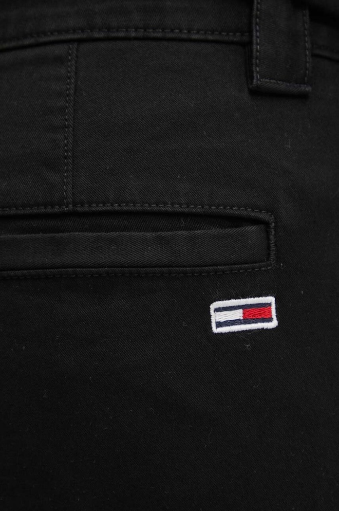 Nohavice Tommy Jeans čierna DM0DM09595.NOS