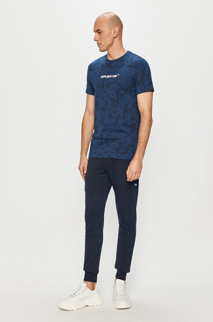 Jack & Jones - Nohavice 12184970 tmavomodrá AA00