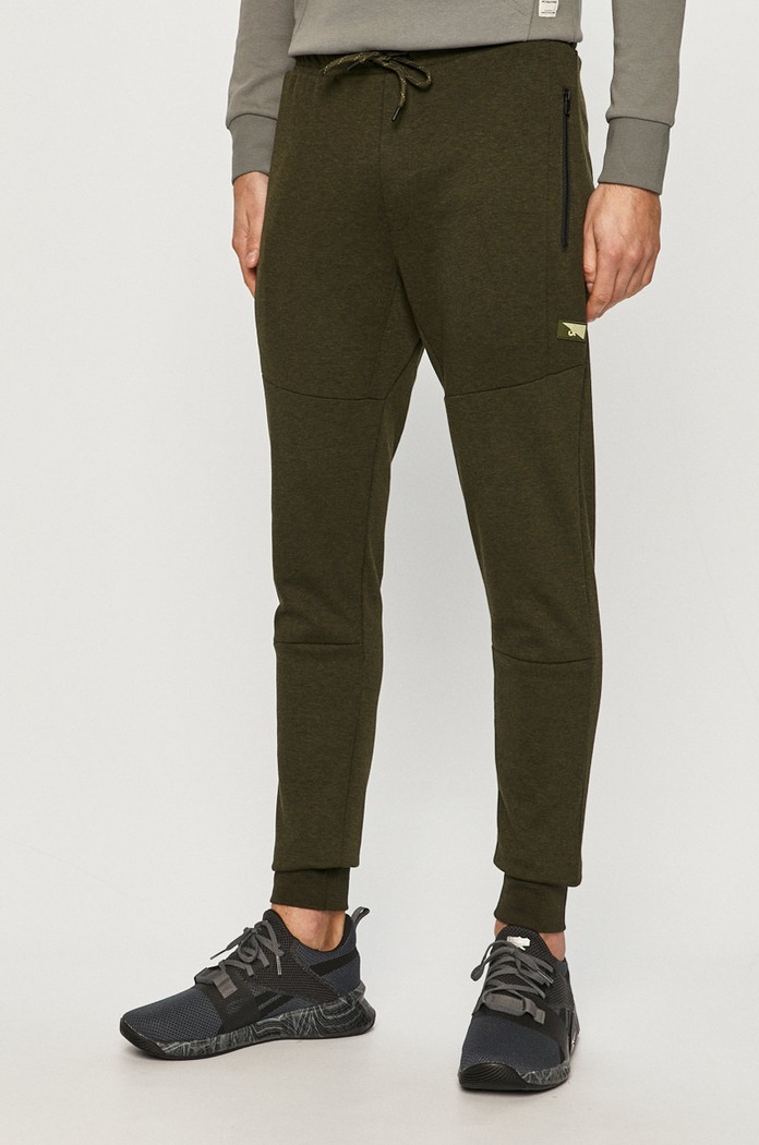 Jack & Jones - Spodnie dzianina zielony 12184970
