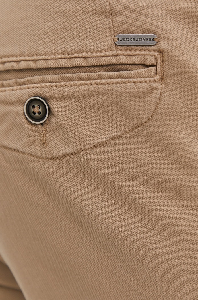 Jack & Jones Spodnie 12186479 beżowy