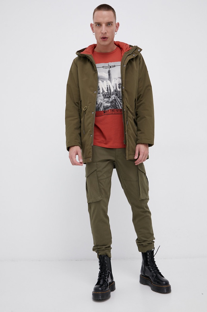 Kalhoty Only & Sons 22020490 zelená AA00