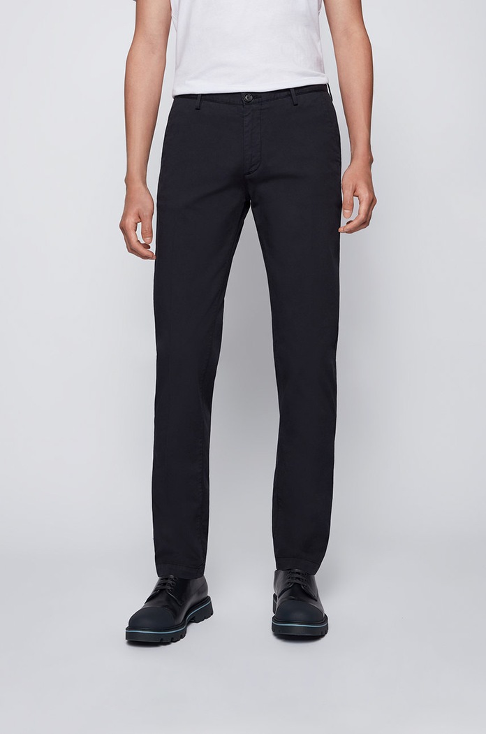 BOSS pantaloni potrivit bleumarin 50325936.NOS