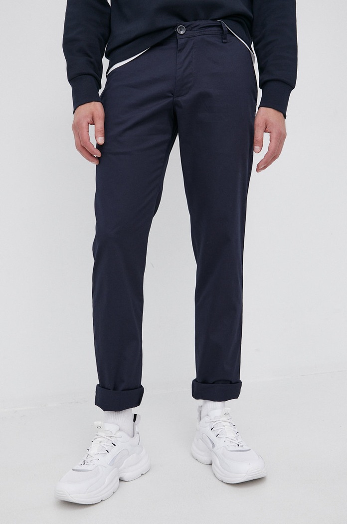 Kalhoty Armani Exchange chinos námořnická modř 8NZP45.ZNMTZ.NOS